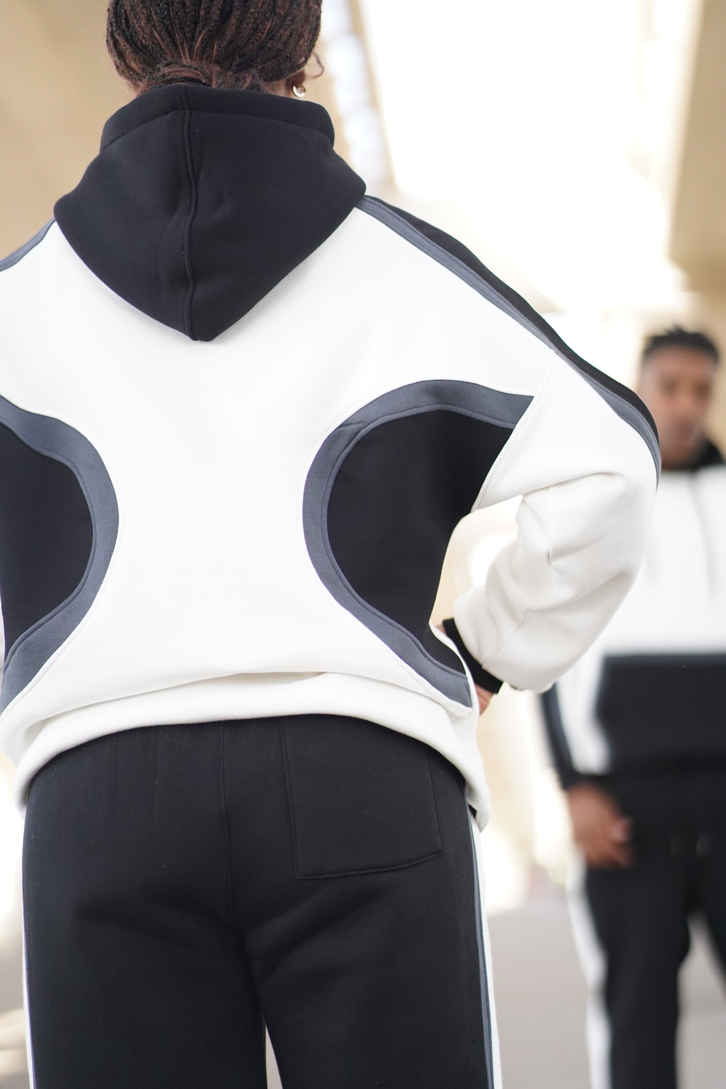 ENSEMBLE COLOR BLOCK HOODIE & JOGGER VERON WOMEN