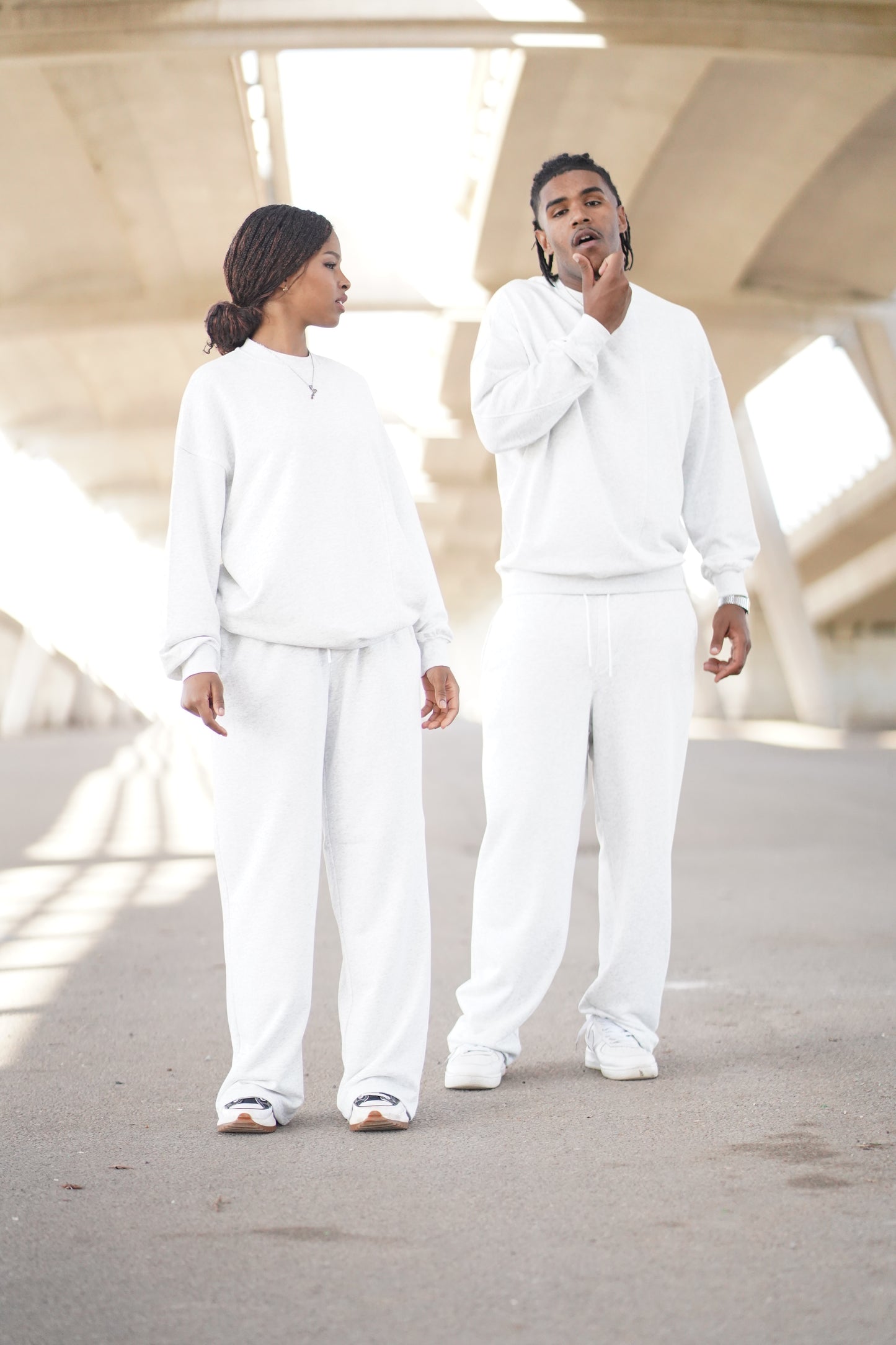 ENSEMBLE GREY LONGSLEEVE & JOGGER VERON WOMEN