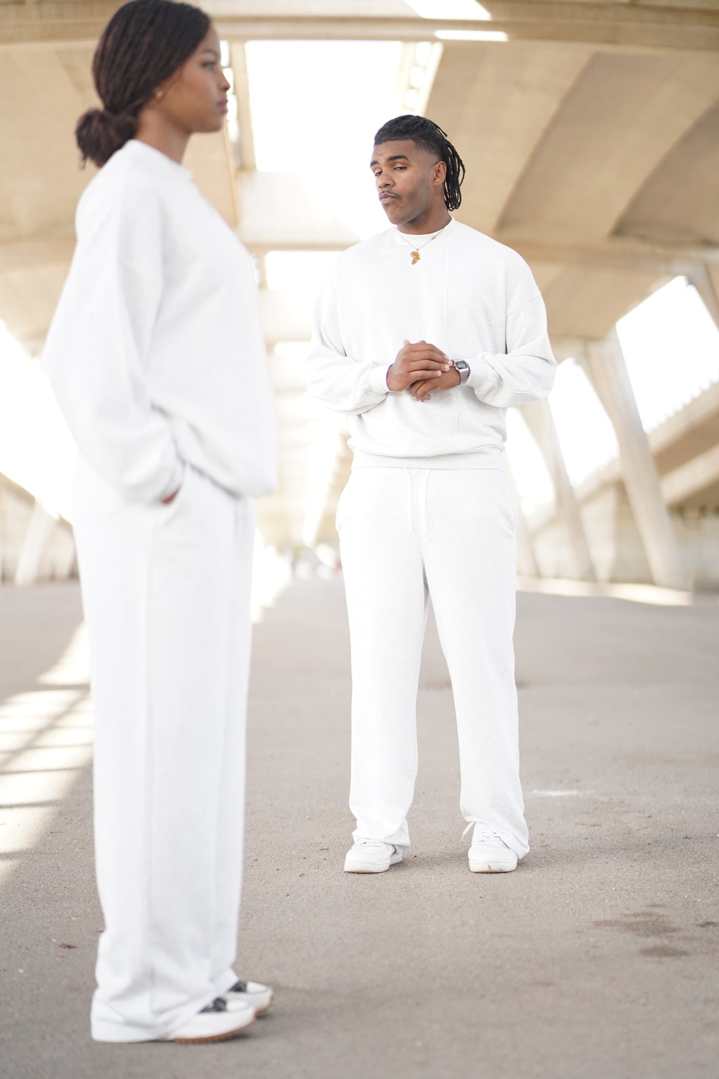 ENSEMBLE GREY LONGSLEEVE & JOGGER VERON WOMEN