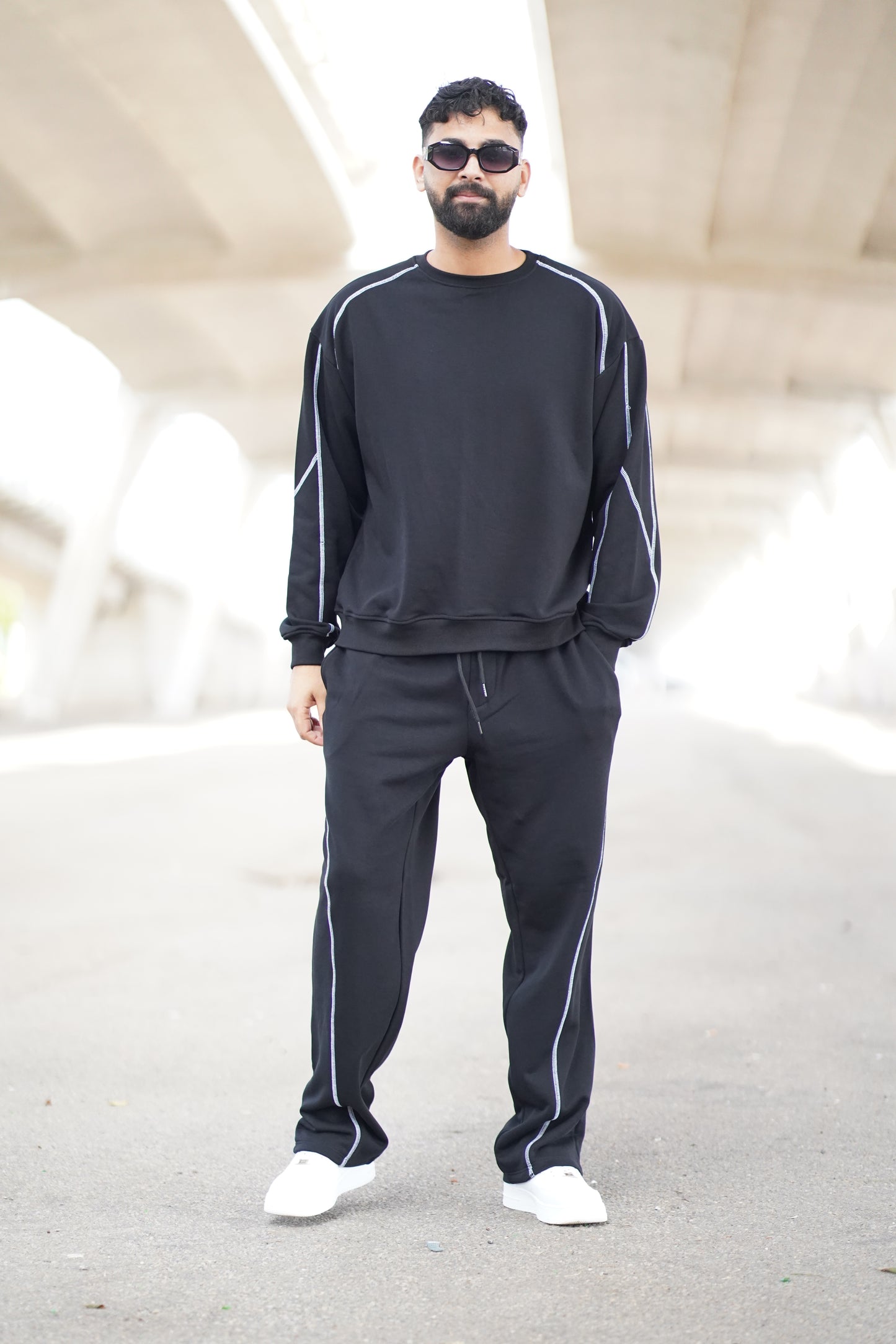 ENSEMBLE VELVET LONGSLEEVE & JOGGER