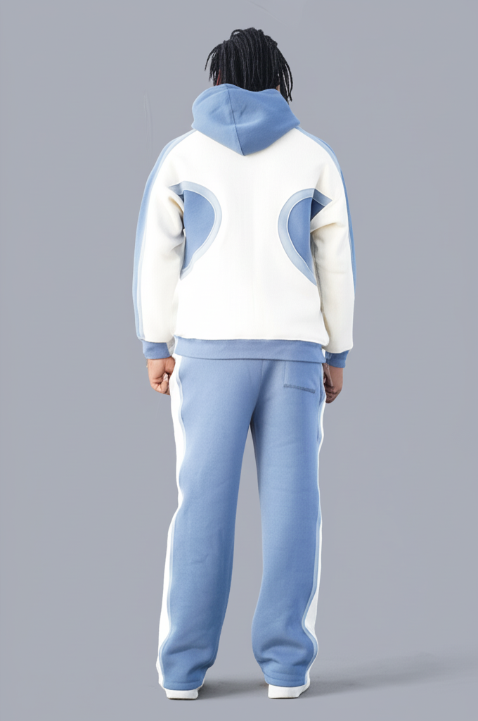 ENSEMBLE COLOR BLOCK HOODIE & JOGGER VERON